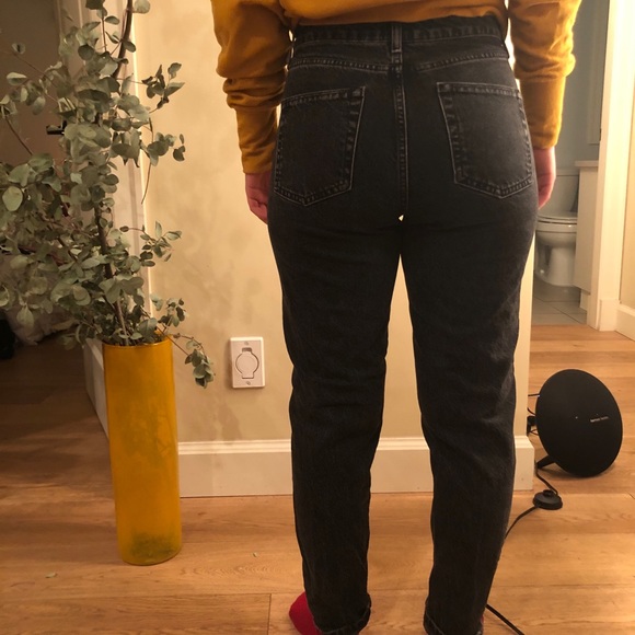 Black Mom Jeans - Picture 2 of 2